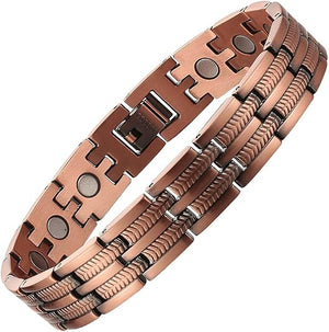 High-quality Red Copper Magnetic Men's Bracelet